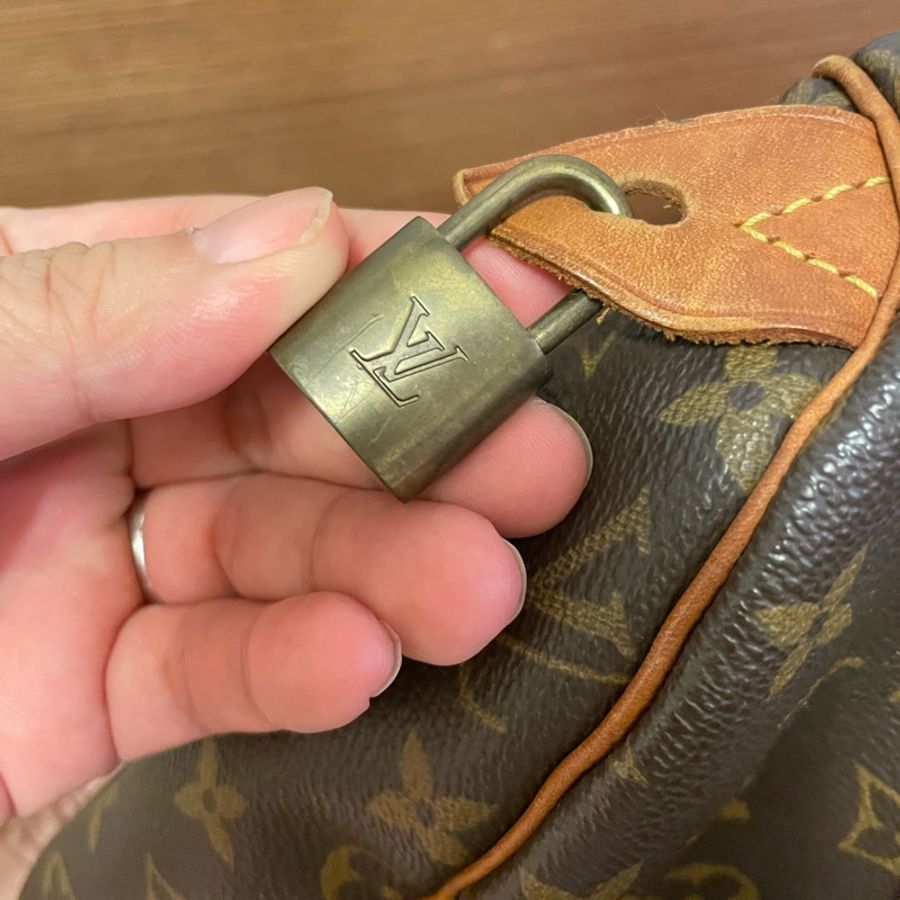 LOUIS VUITTON 路易威登 波士頓包 老花Monogram Speedy 25棕色 Pvc  二手-15