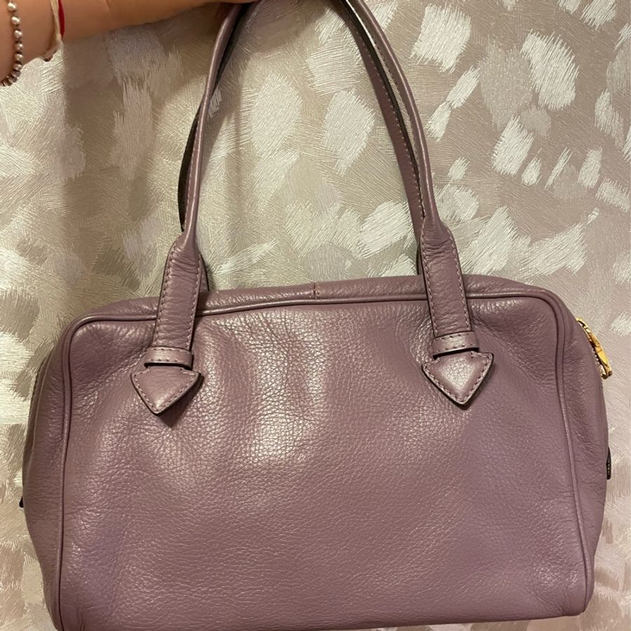 西班牙品牌【LOEWE】Heritage紫色💜 手提包 肩背包(全新)-6
