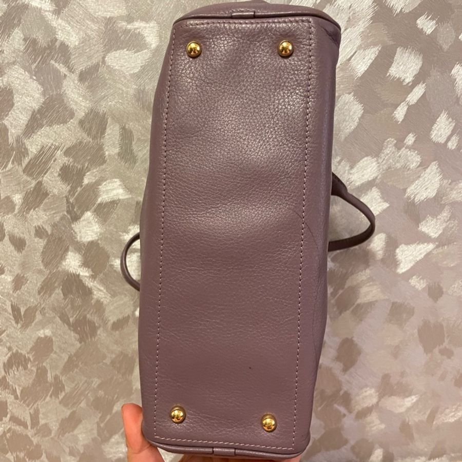 西班牙品牌【LOEWE】Heritage紫色💜 手提包 肩背包(全新)-7