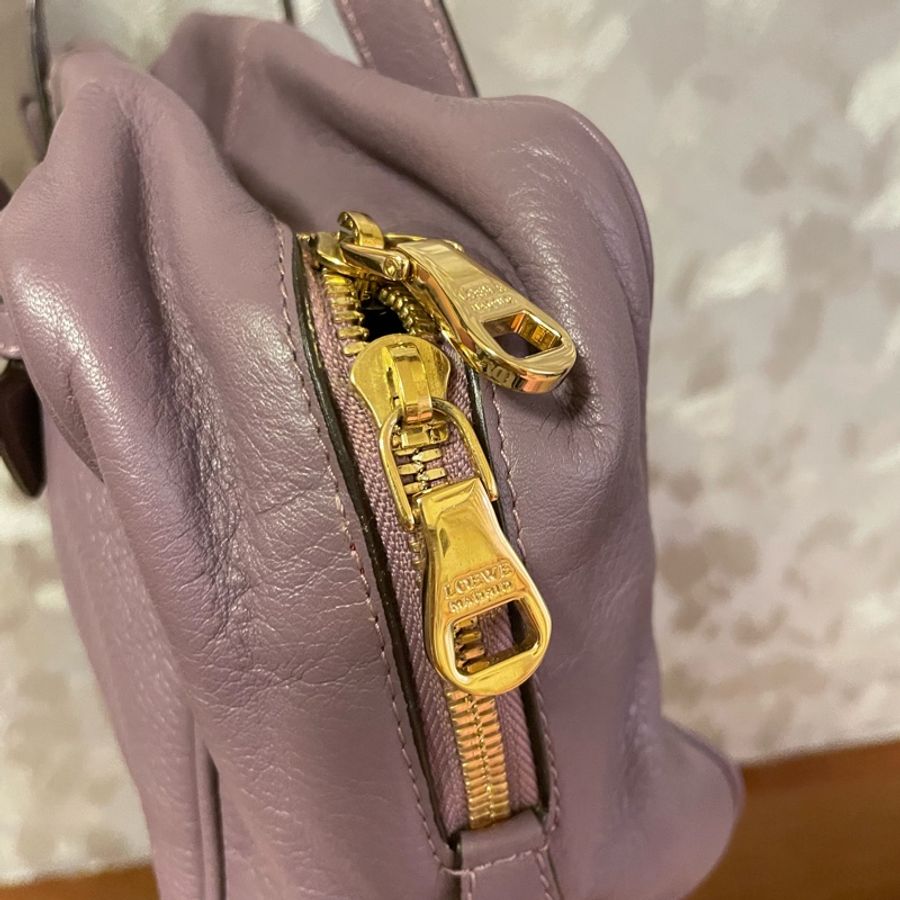 西班牙品牌【LOEWE】Heritage紫色💜 手提包 肩背包(全新)-10