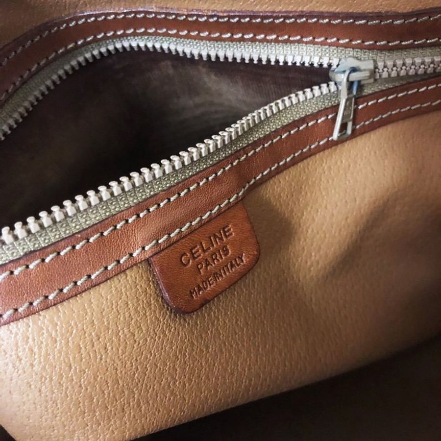 CELINE 中古老花貝殼包|復古|日本購入-4