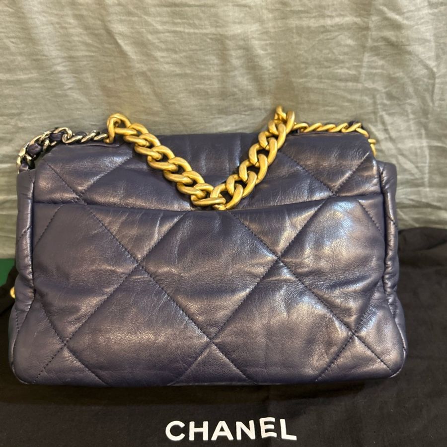 Chanel 19 Bag / 深藍.中號-6