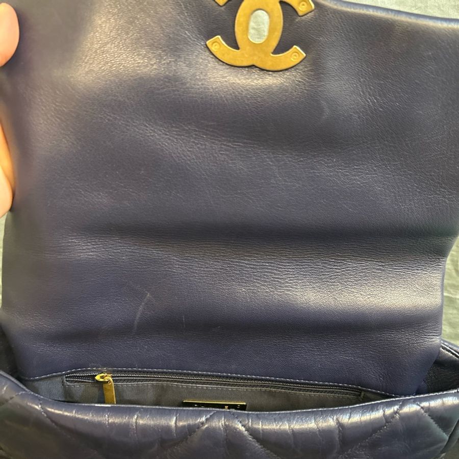 Chanel 19 Bag / 深藍.中號-8