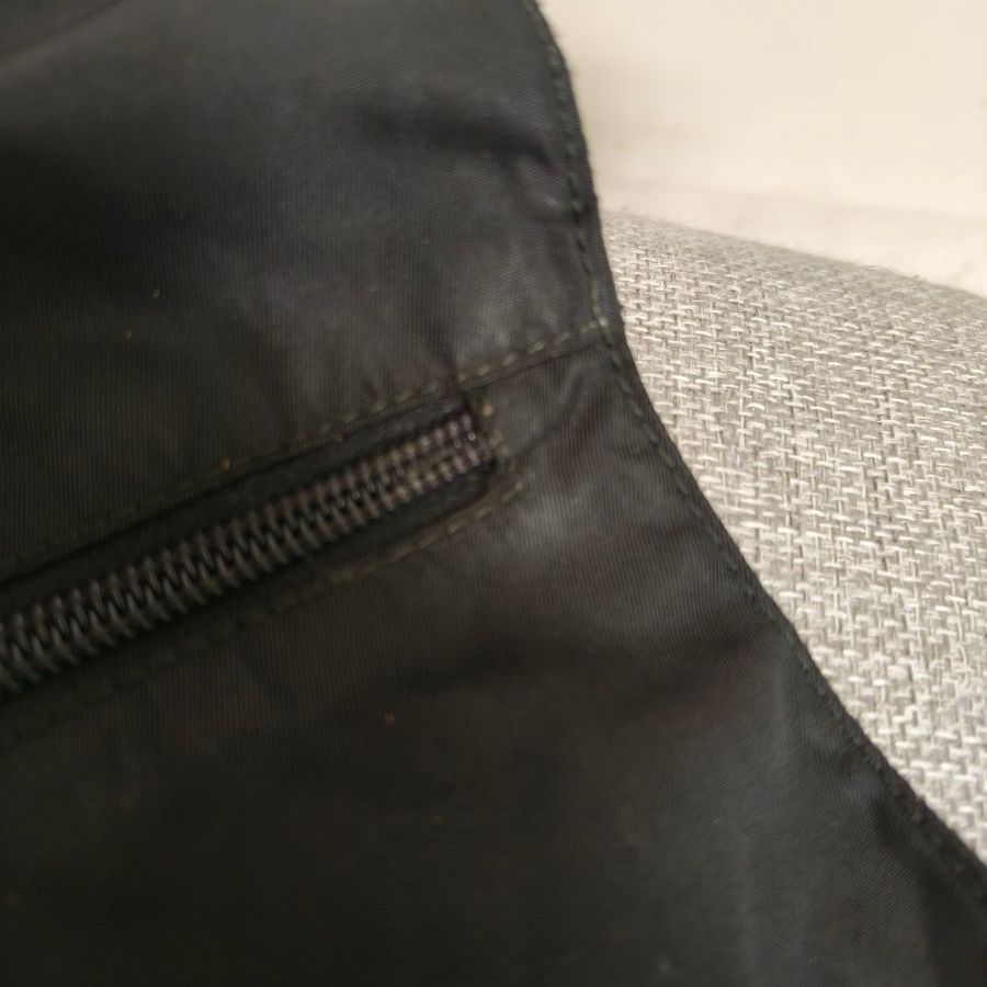 【🐍蛇吧拉系】🧧新春甜甜價至2/3🧧㊣✨PRADA✨普拉達 黑色 輕量 帆布 皮革 單釦 掀蓋式 郵差包 肩背包 斜背包 /二手包/二手精品/保證正品🌳二手樹屋🌳-23