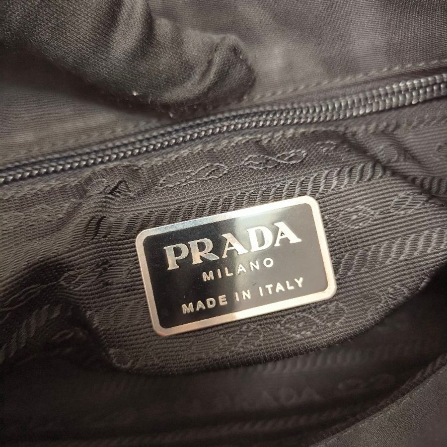 【🐍蛇吧拉系】🧧新春甜甜價至2/3🧧㊣✨PRADA✨普拉達 黑色 輕量 帆布 皮革 單釦 掀蓋式 郵差包 肩背包 斜背包 /二手包/二手精品/保證正品🌳二手樹屋🌳-41