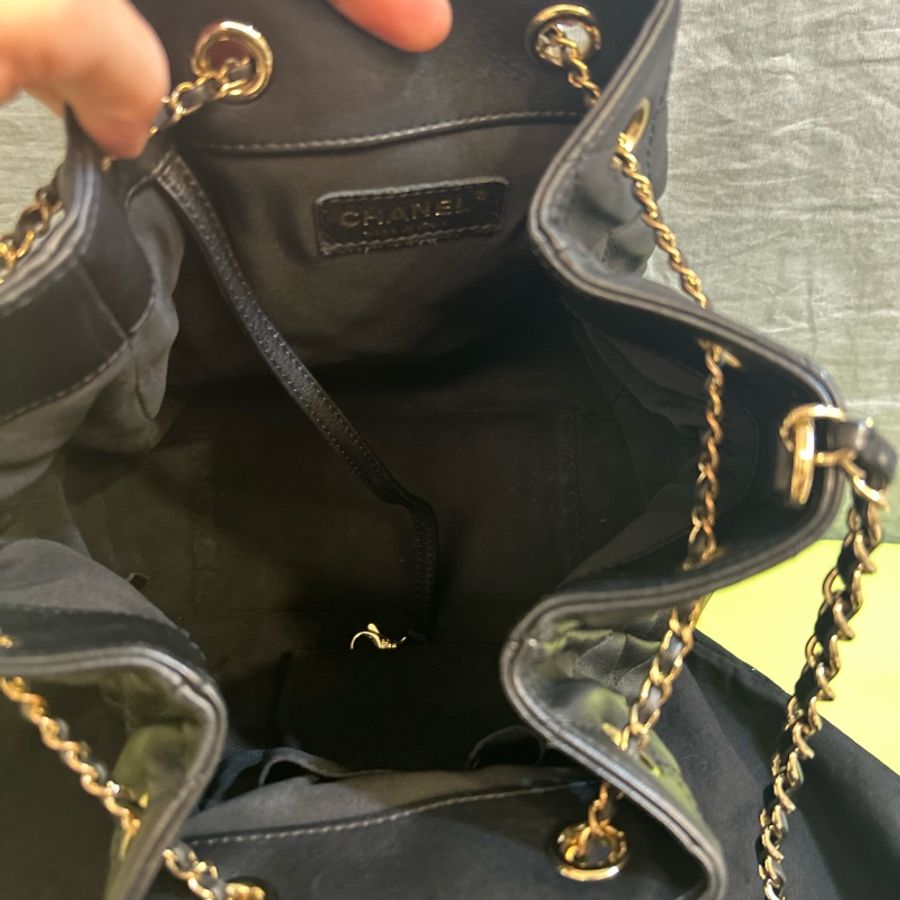Chanel 水桶（黑金）-7