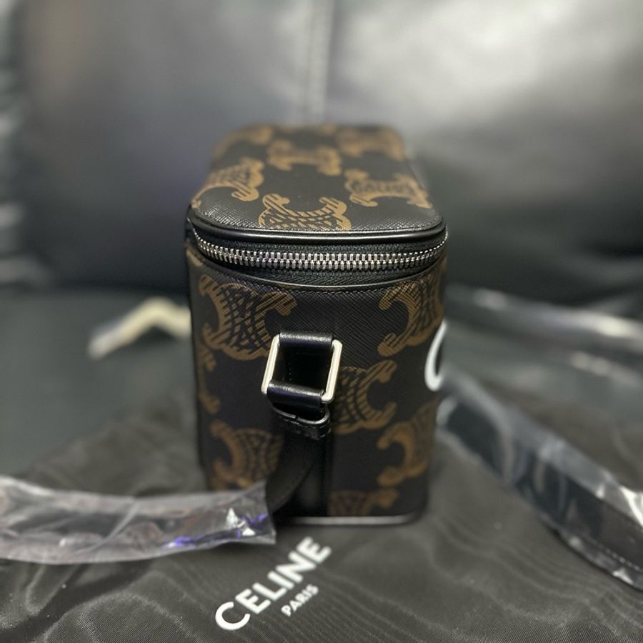 CELINE Triomphe Vanity Crossbody Bag-6