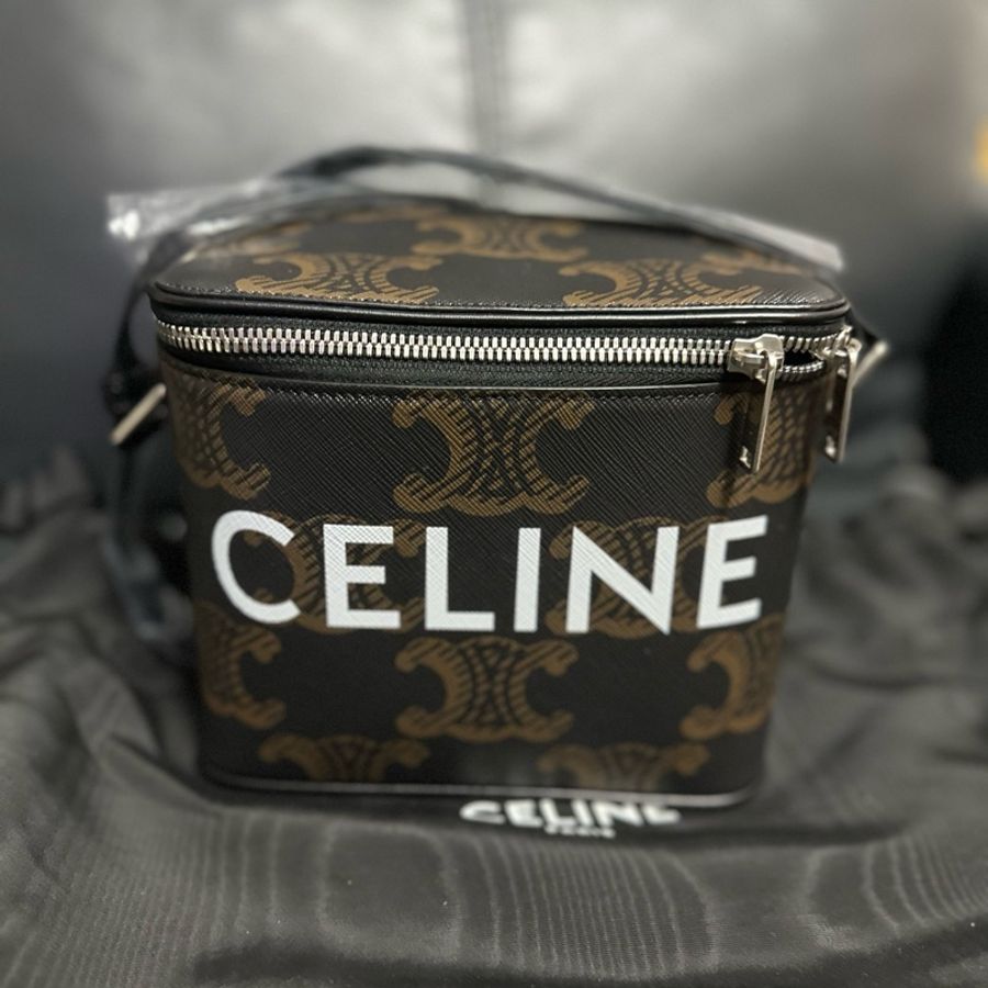 CELINE Triomphe Vanity Crossbody Bag-8