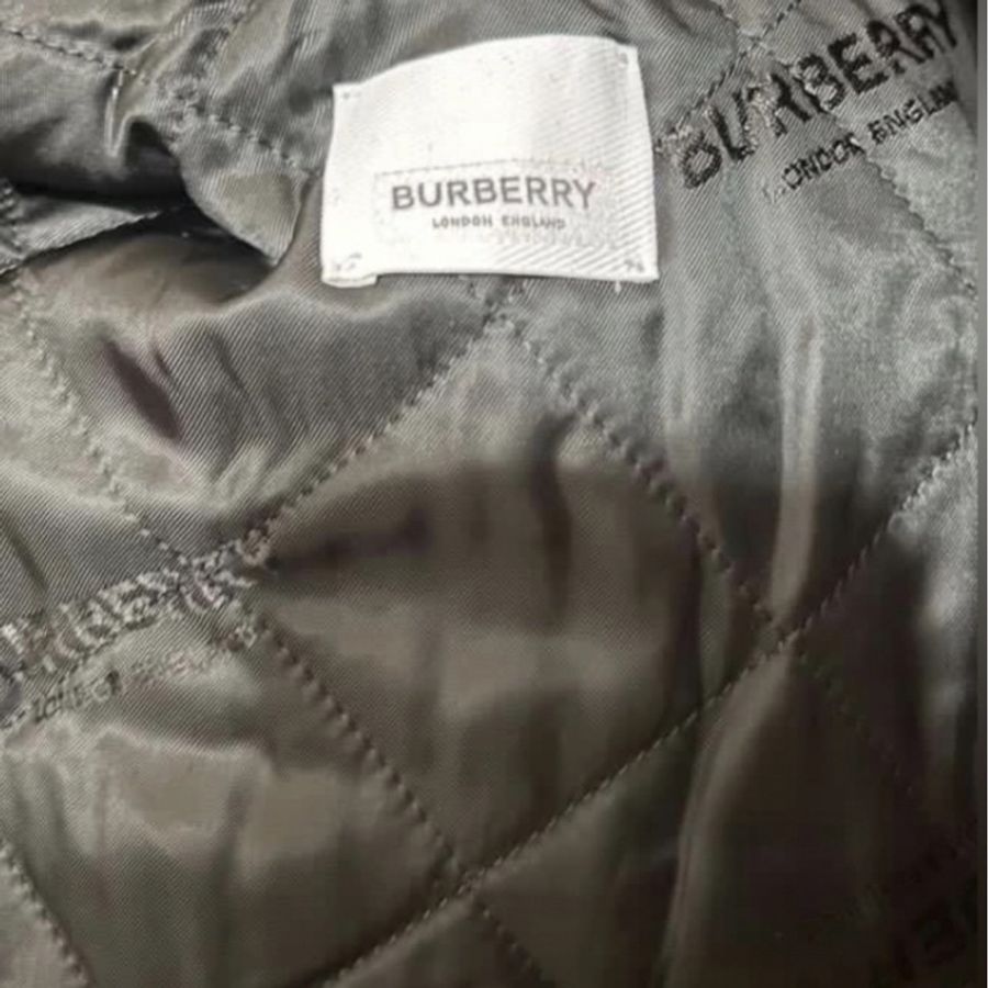 車銀優同款外套 Burberry Logo-patch Wool Blend College Jacket-3