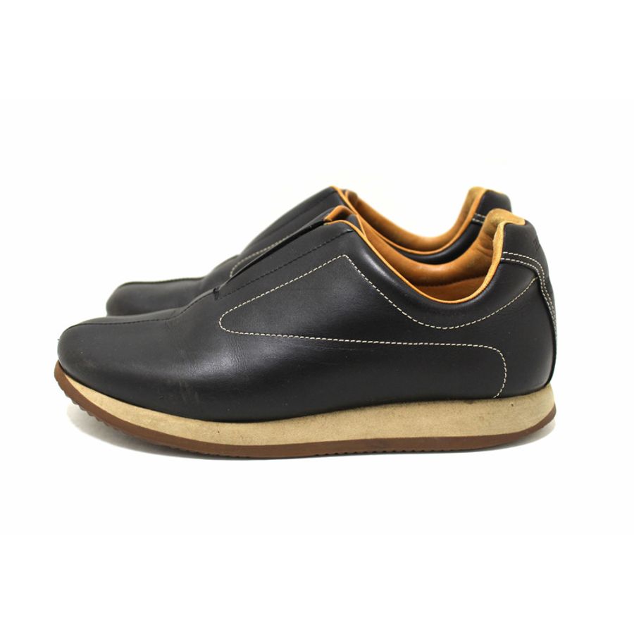 Hermes Black Sneakers Shoes Size 37-0