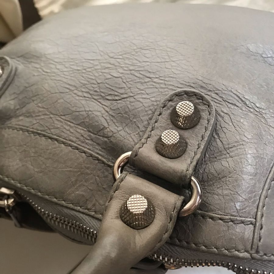 機車包系列-小包💝Balenciaga巴黎世家-機車mini🌠貝殼包/手提/斜背/側背🌠正品🌠況好🌠 率性又🉑️❤️-9