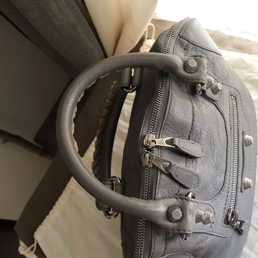 機車包系列-小包💝Balenciaga巴黎世家-機車mini🌠貝殼包/手提/斜背/側背🌠正品🌠況好🌠 率性又🉑️❤️-44