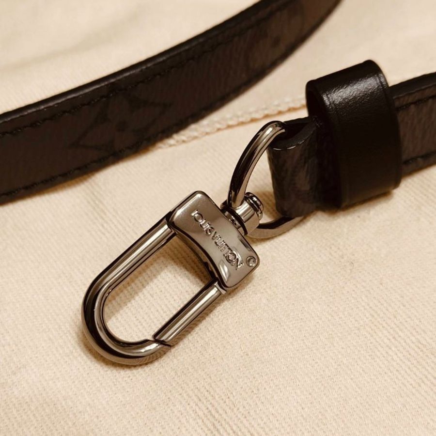 【絕版全新】LOUIS VUITTON 黑色老花 M45947 KEEPALL XS 手提斜背-7