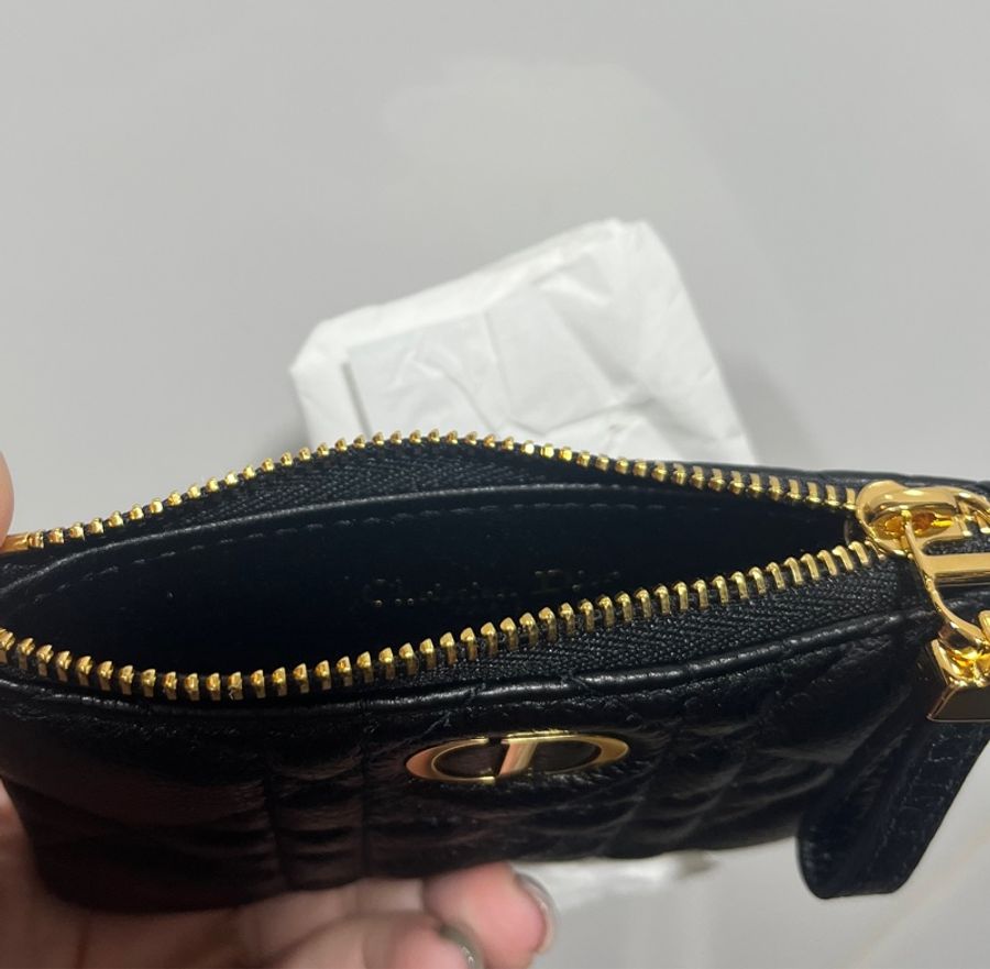 Dior 經典Lady Dior 黛妃騰格紋手機掛包 子母包-4