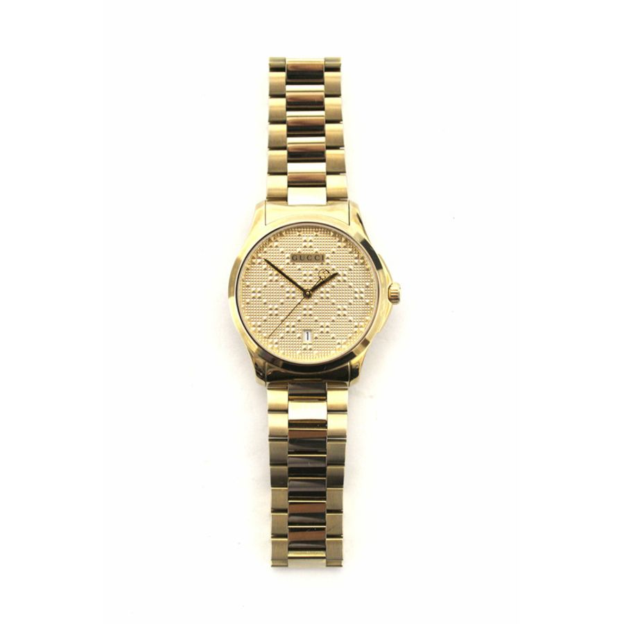 Gucci Swiss Quartz and Alloy Dress Gold-Toned Watch-12