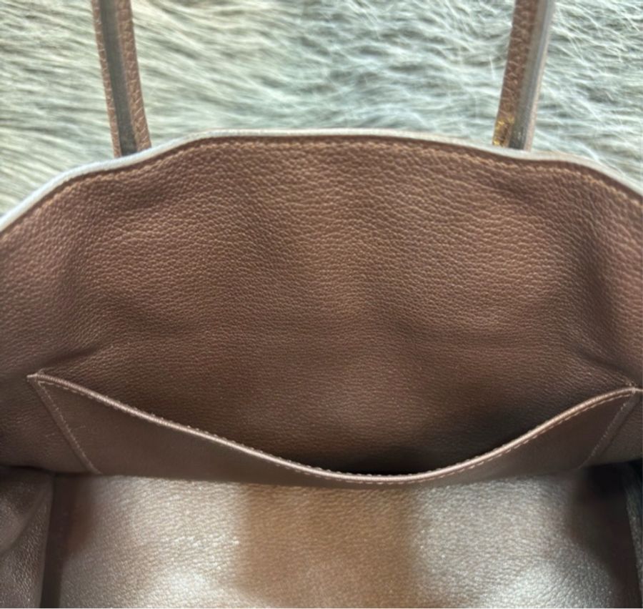 Hermes 深巧克力色Togo皮金釦鉑金Birkin 30 口N刻-34