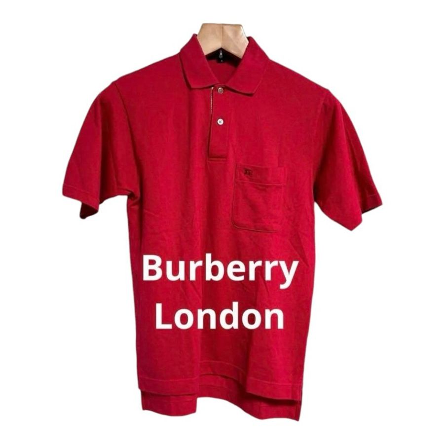Burberry London Polo 衫 Nova 格紋 /尺寸:S(紅色)-0