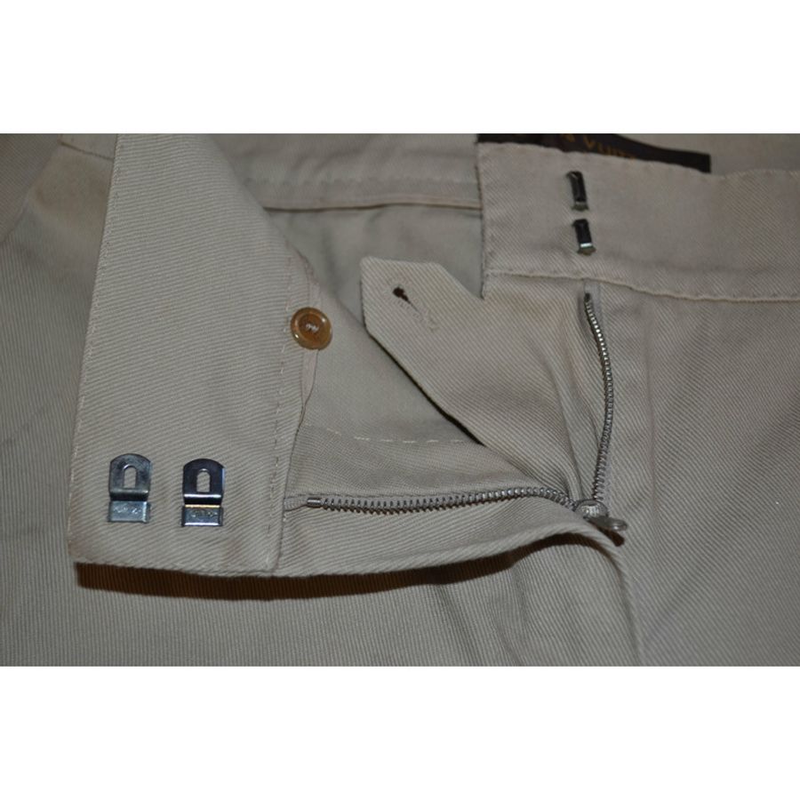 Louis Vuitton Beige Cotton Womens Pants Size 34-11