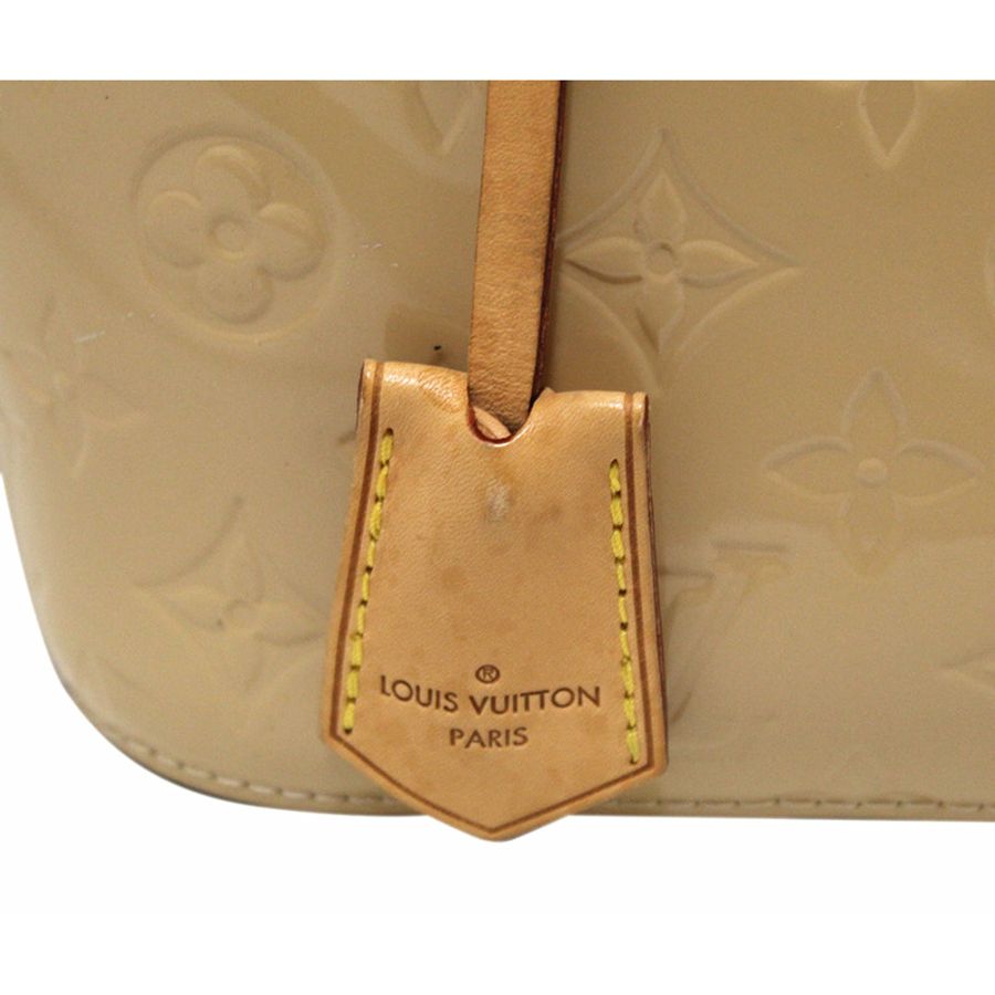 Louis Vuitton Beige Monogram Vernis Leather Montebello MM Tote Bag-27