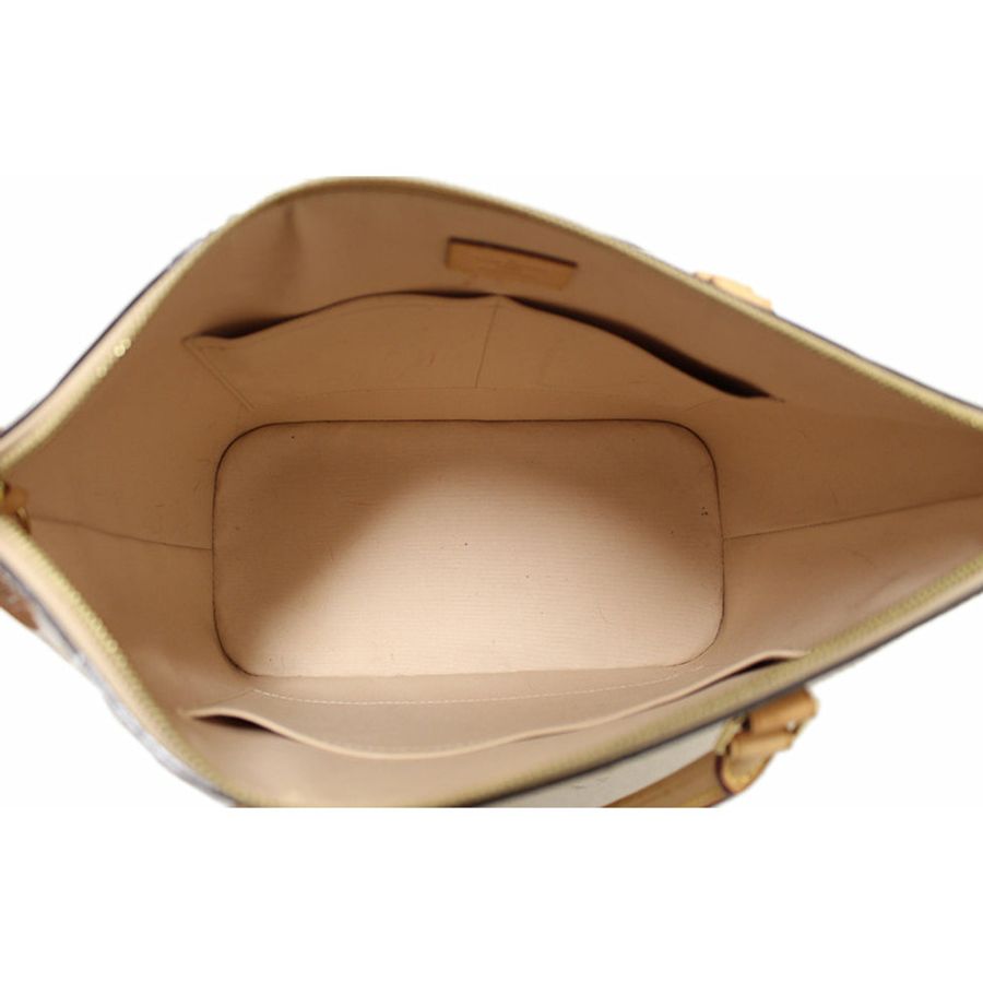 Louis Vuitton Beige Monogram Vernis Leather Montebello MM Tote Bag-29