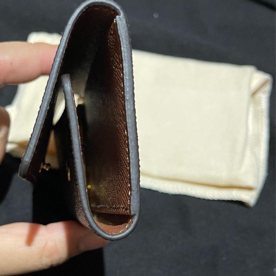LOUIS VUITTON 路易威登 6勾原花三折鑰匙包-22