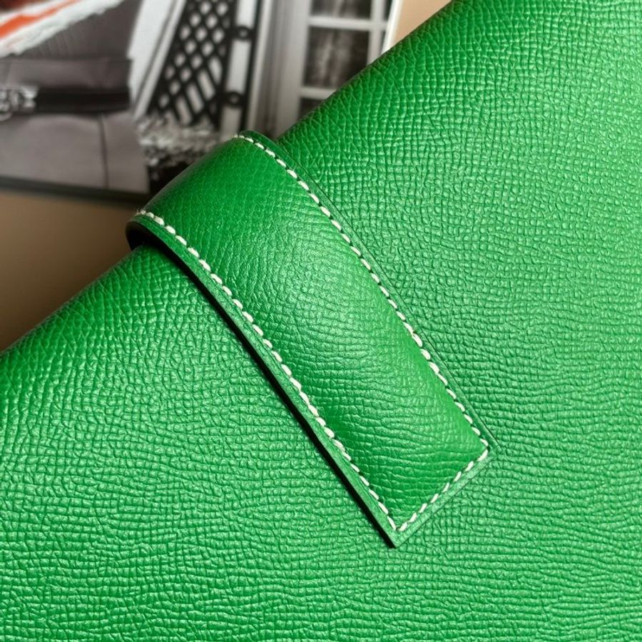 ::HERMES:: X刻竹子綠Jige Elan29手拿包-8