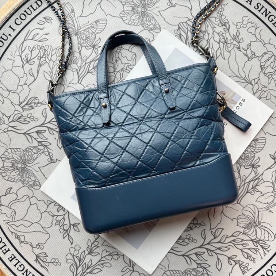 Chanel 深藍色托特流浪包-0