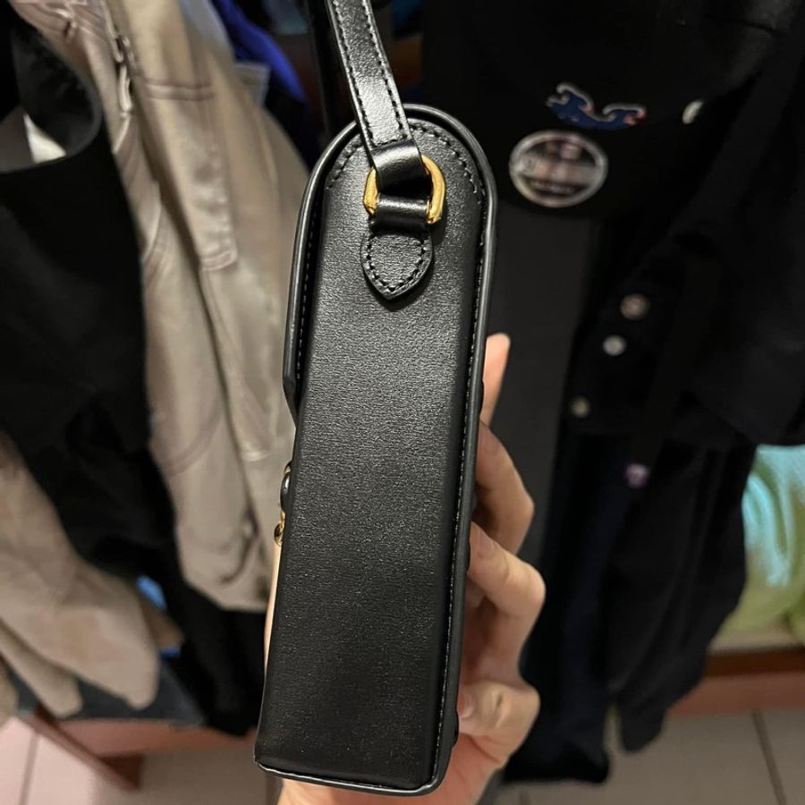 二手品 GUCCI 1955 horsebit mini bag 皮革小包-5