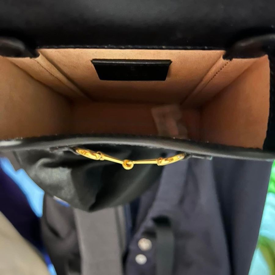 二手品 GUCCI 1955 horsebit mini bag 皮革小包-7