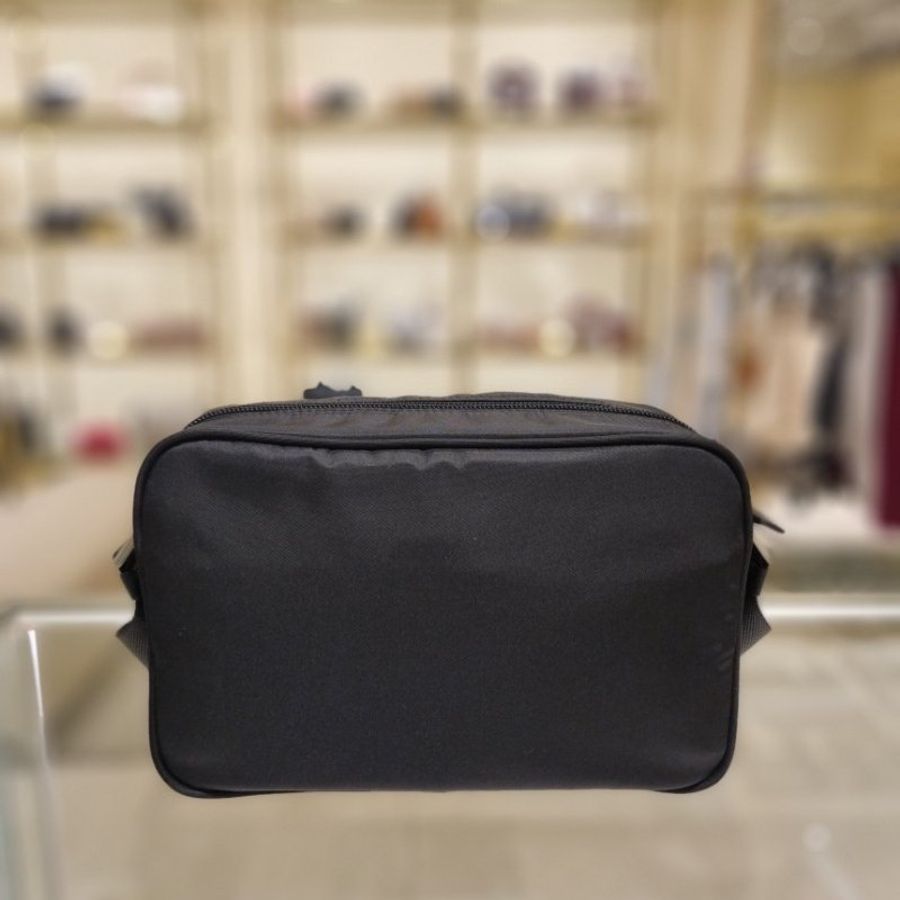 🌸2025春夏新品🌸Prada 1BC167 倒三角標尼龍黑色肩背包-15