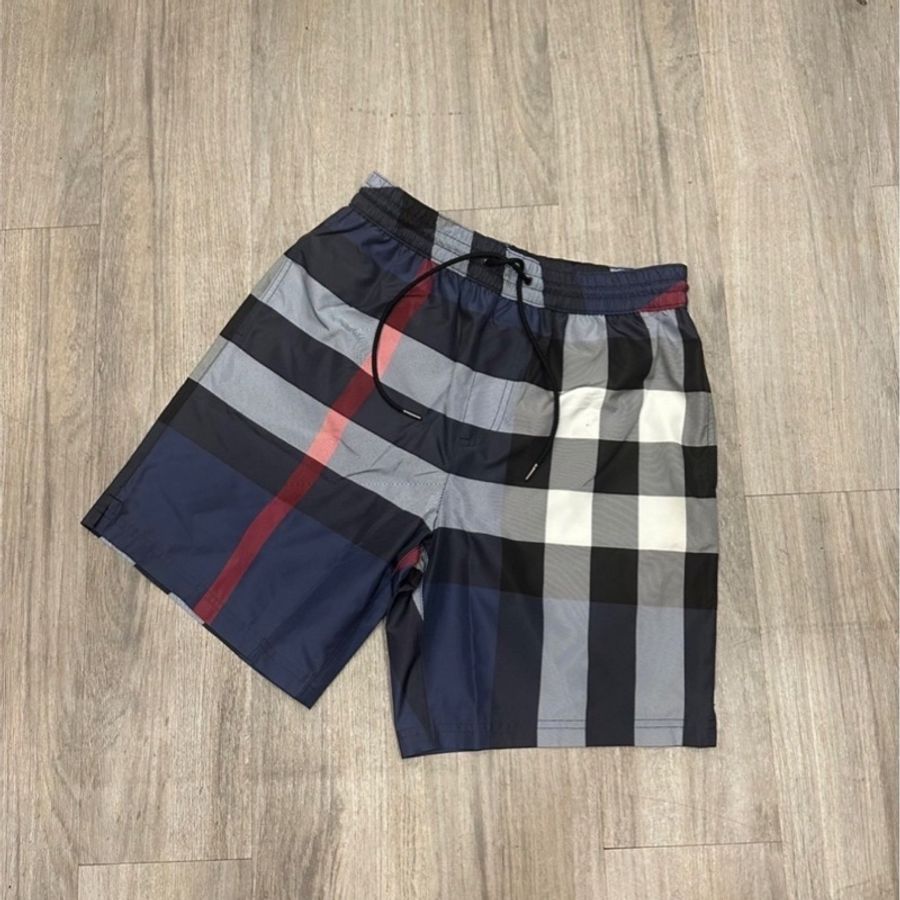 Burberry 經典爆款格紋海灘褲-0