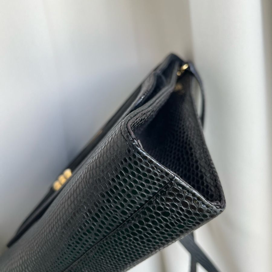 (極新 蜥蜴皮)Balenciaga 巴黎世家 珍稀皮革 限量款 手提包、斜背包、肩背包-12