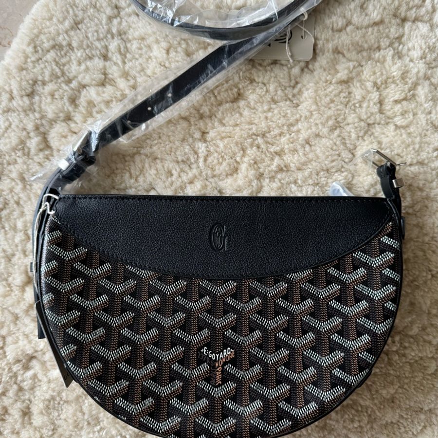 全新Goyard Hirondelle燕子包 黑色 爆款 vic先預訂款-8