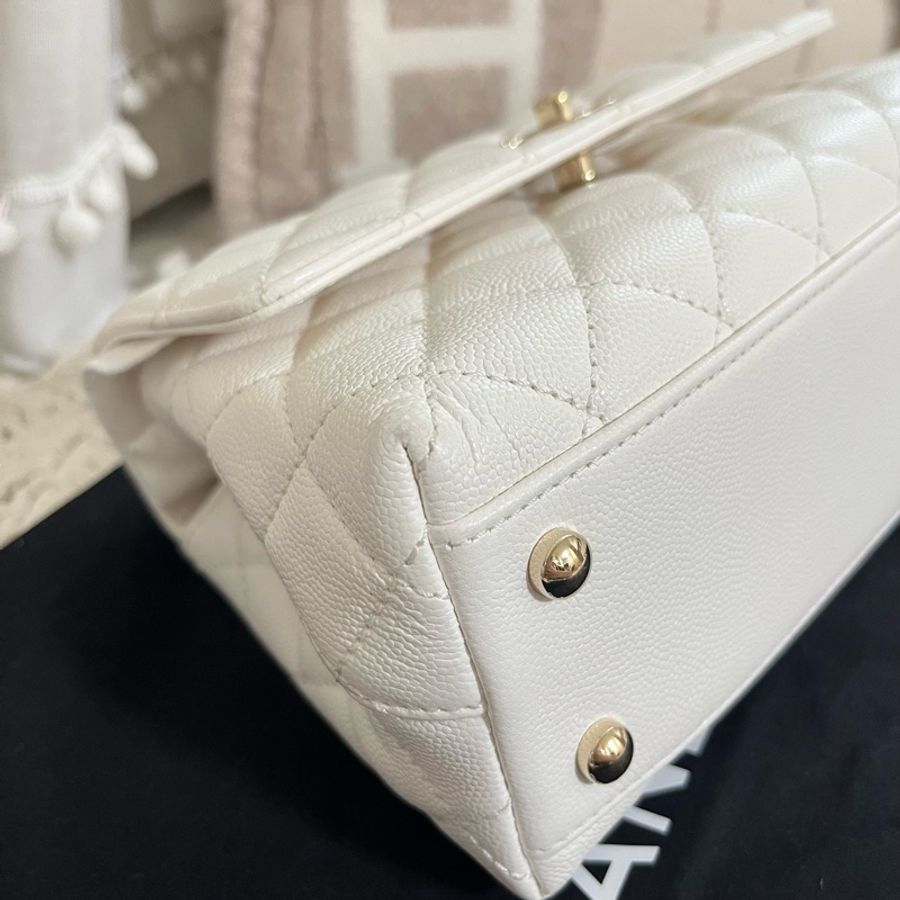 Chanel Coco Handle Small 白色-3