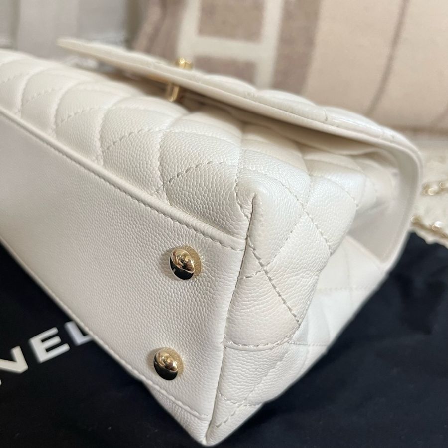 Chanel Coco Handle Small 白色-4