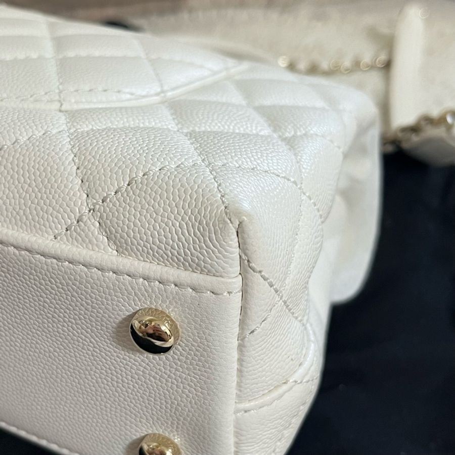 Chanel Coco Handle Small 白色-5