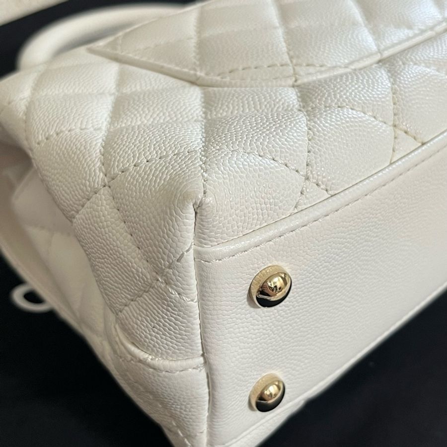 Chanel Coco Handle Small 白色-6