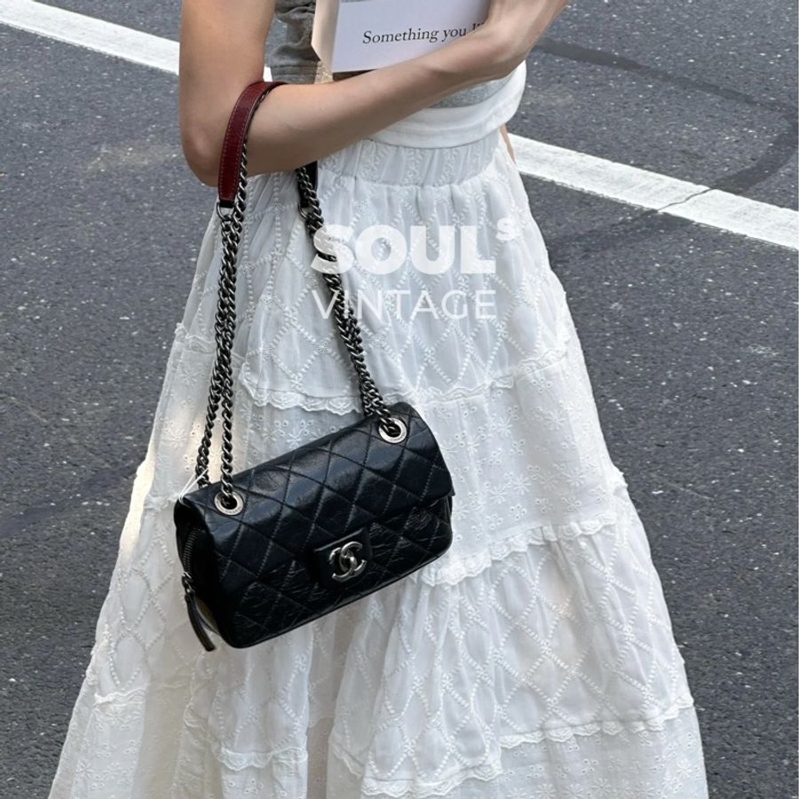 Chanel黑銀孟買限定Cf🖤全網最低限量款🔥-3