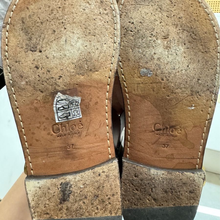 Chloé REBECCA FLAT SANDAL ❤️ Chloé羅馬涼鞋37-9