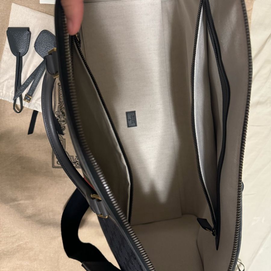 Gucci Bauletto系列大號旅行包-黑色-10