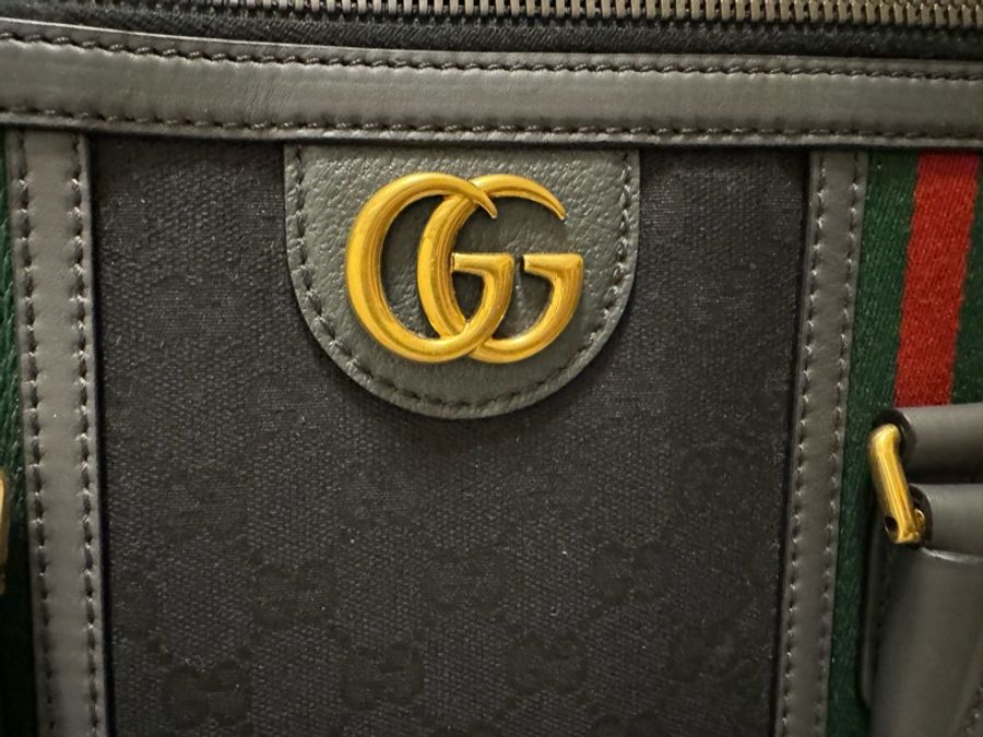 Gucci Bauletto系列大號旅行包-黑色-13