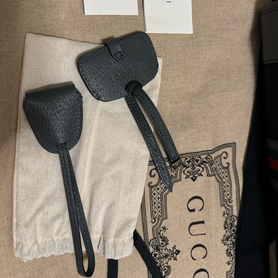 Gucci Bauletto系列大號旅行包-黑色-15