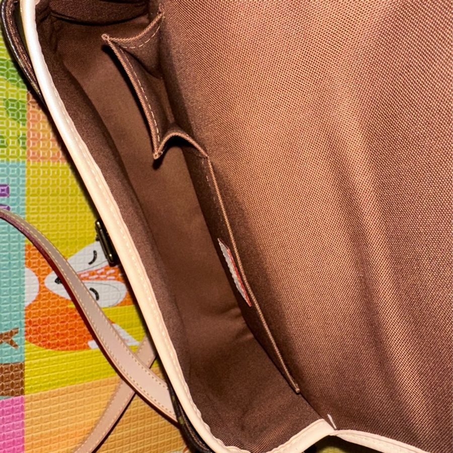 LOUIS VUITTON Sologne cloth handbag-10