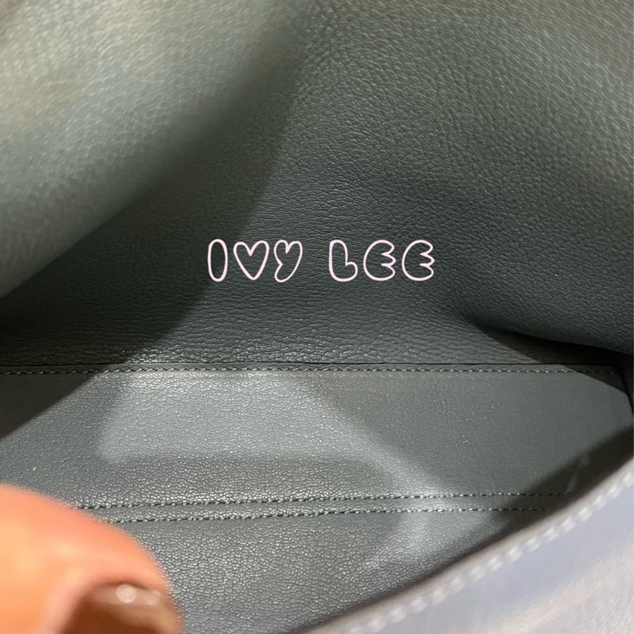 LOEWE Avenue 包 藍色 金鍊條包 斜背包 肩背包二手精品-5