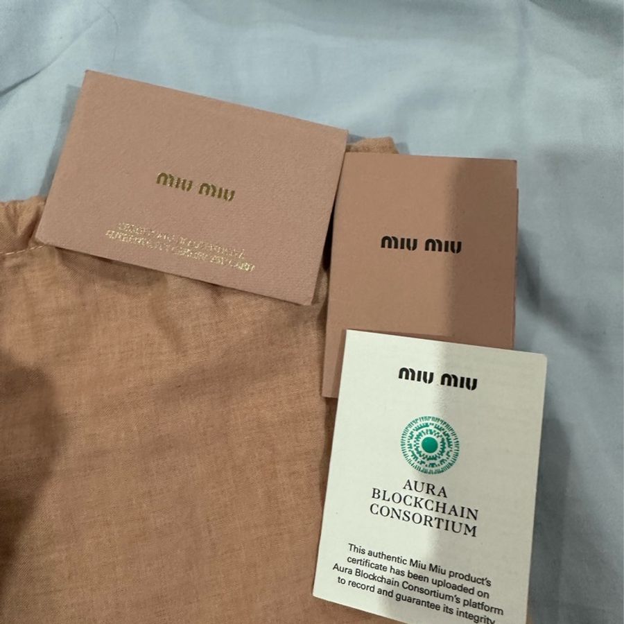 Miu Miu Spirit Matelassé皮革迷你手袋-12