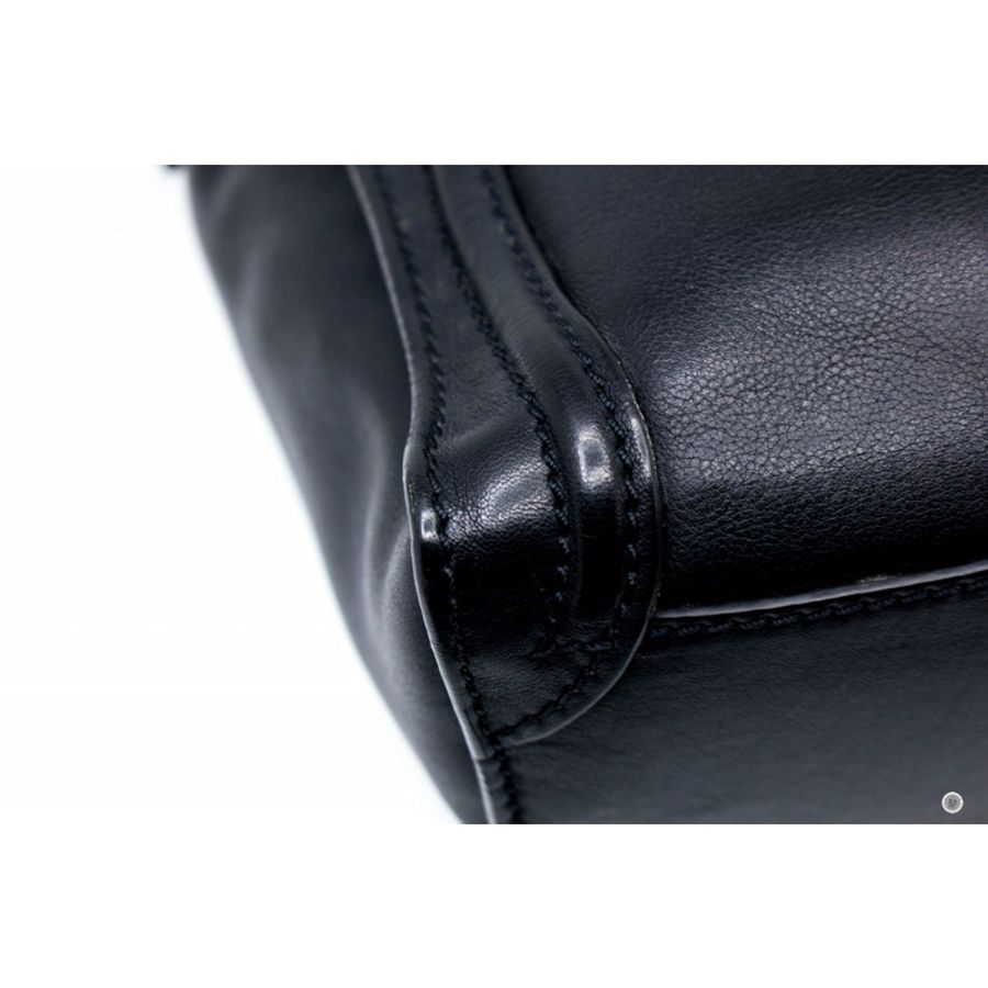 Celine 16824 Luggage Nano Black Calfskin Tote Bag Gbhw-7