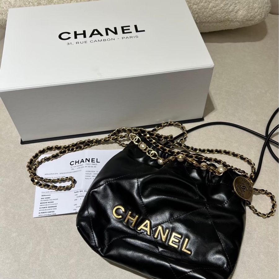 全新Chanel 香奈兒 Mini 22 法國購入附上白盒子-4