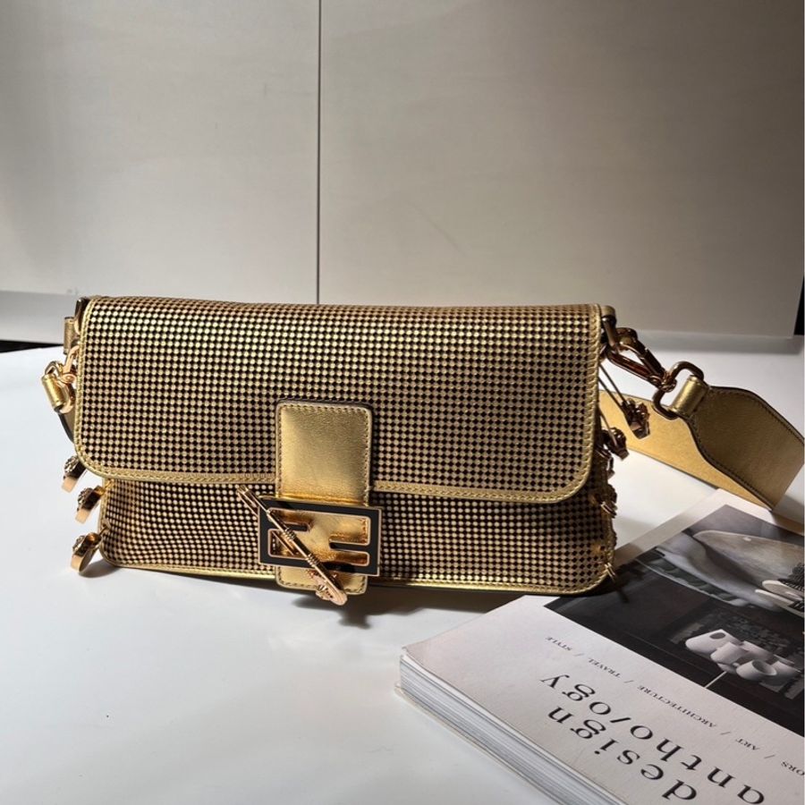 Versace x Fendi Fendace 單肩斜挎手提包-0