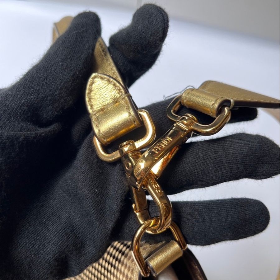 Versace x Fendi Fendace 單肩斜挎手提包-4