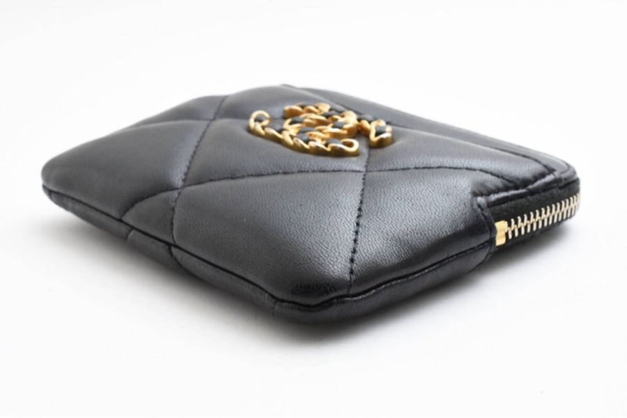 CHANEL 19黑金吐司零錢包🖤💛最低價⬇️-9